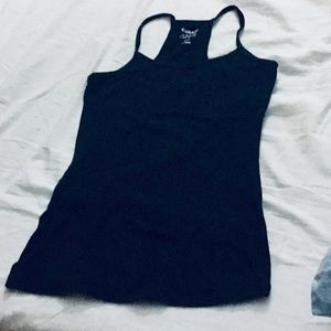 Black tank top